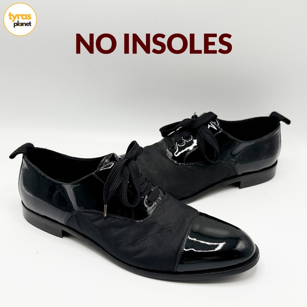 Acne Studios Black Cap Toe Oxford Mens Size 45 No Box NO INSOLES